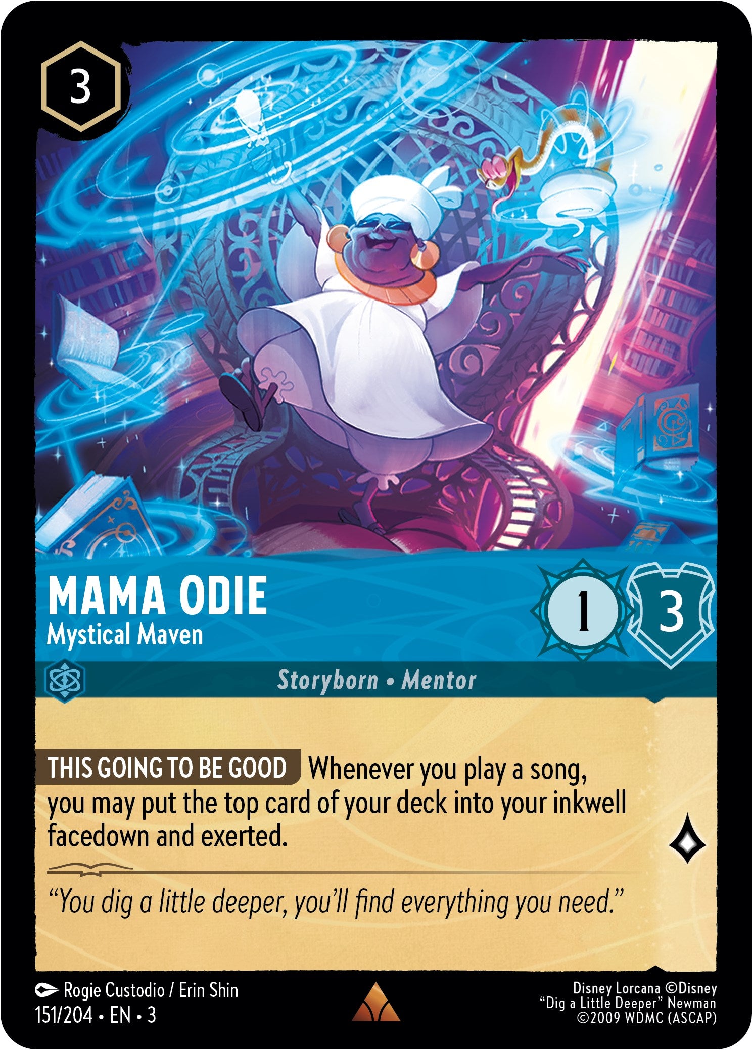 Mama Odie - Mystical Maven (151/204) [Into the Inklands] | Boutique FDB TCG