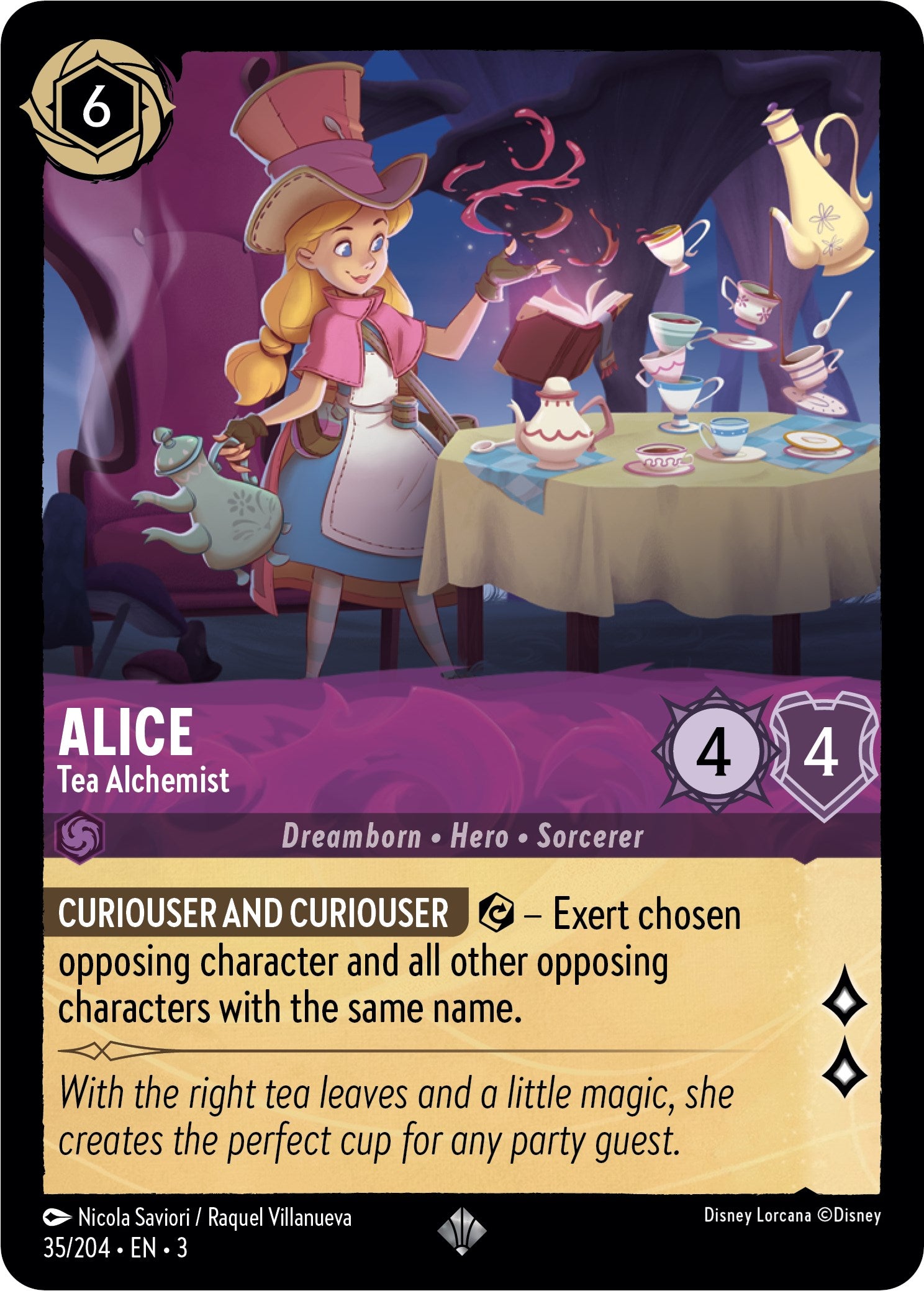 Alice - Tea Alchemist (35/204) [Into the Inklands] | Boutique FDB TCG