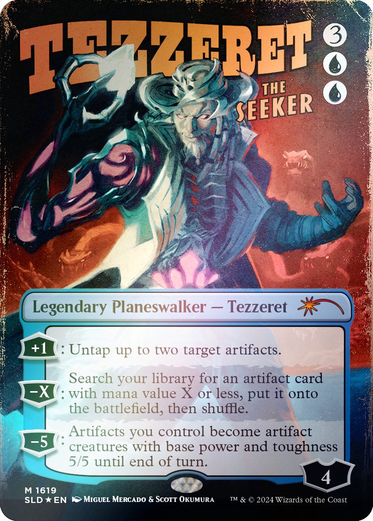 Tezzeret the Seeker (1619) (Rainbow Foil) [Secret Lair Drop Series] | Boutique FDB TCG