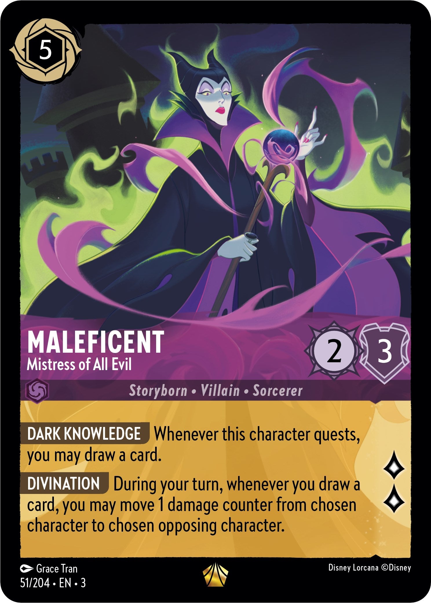 Maleficent - Mistress of All Evil (51/204) [Into the Inklands] | Boutique FDB TCG