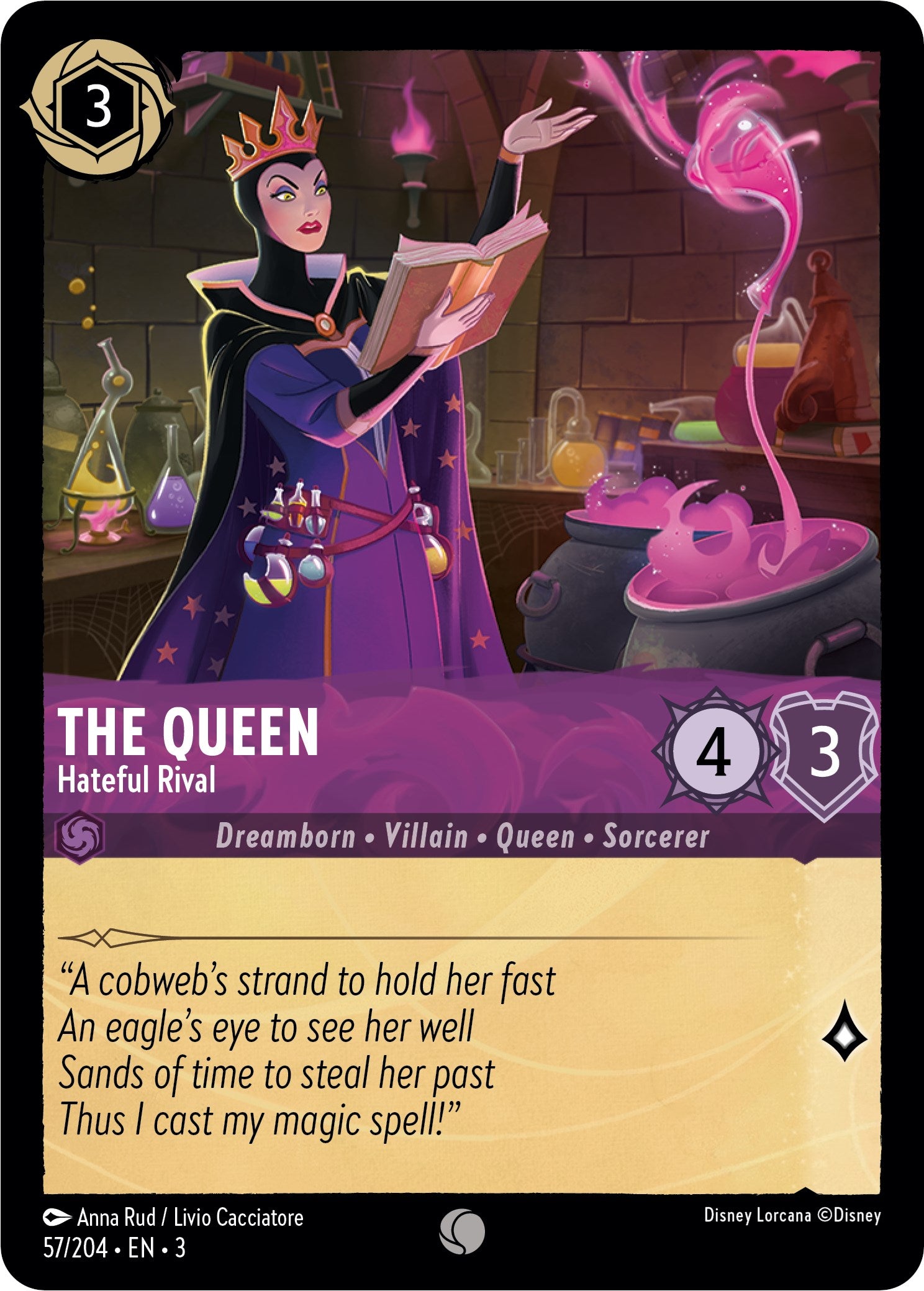The Queen - Hateful Rival (57/204) [Into the Inklands] | Boutique FDB TCG
