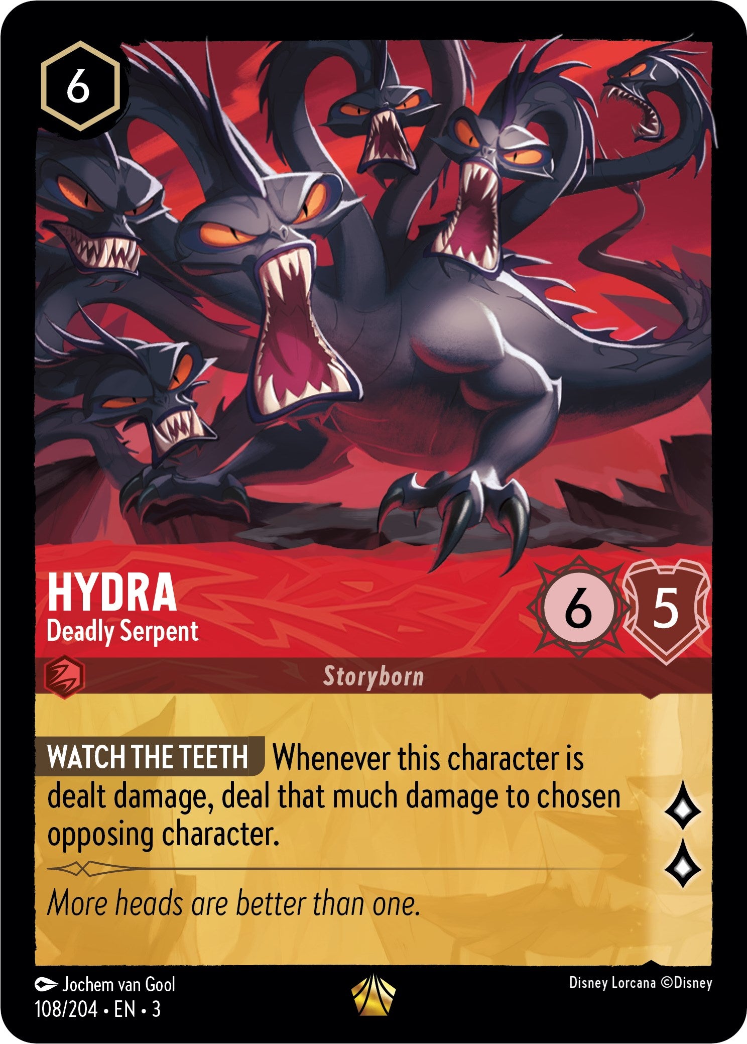 Hydra - Deadly Serpent (108/204) [Into the Inklands] | Boutique FDB TCG