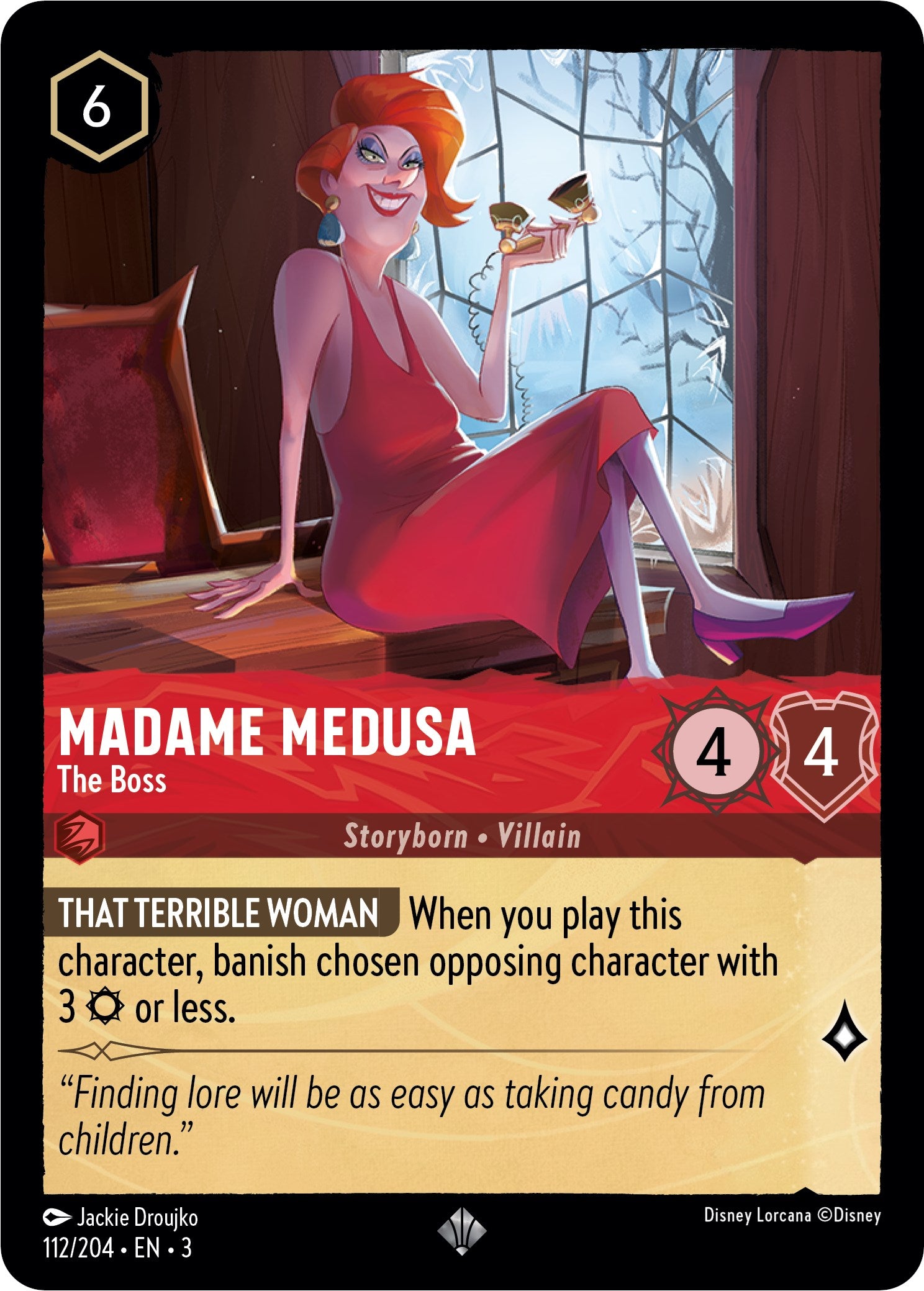 Madame Medusa - The Boss (112/204) [Into the Inklands] | Boutique FDB TCG