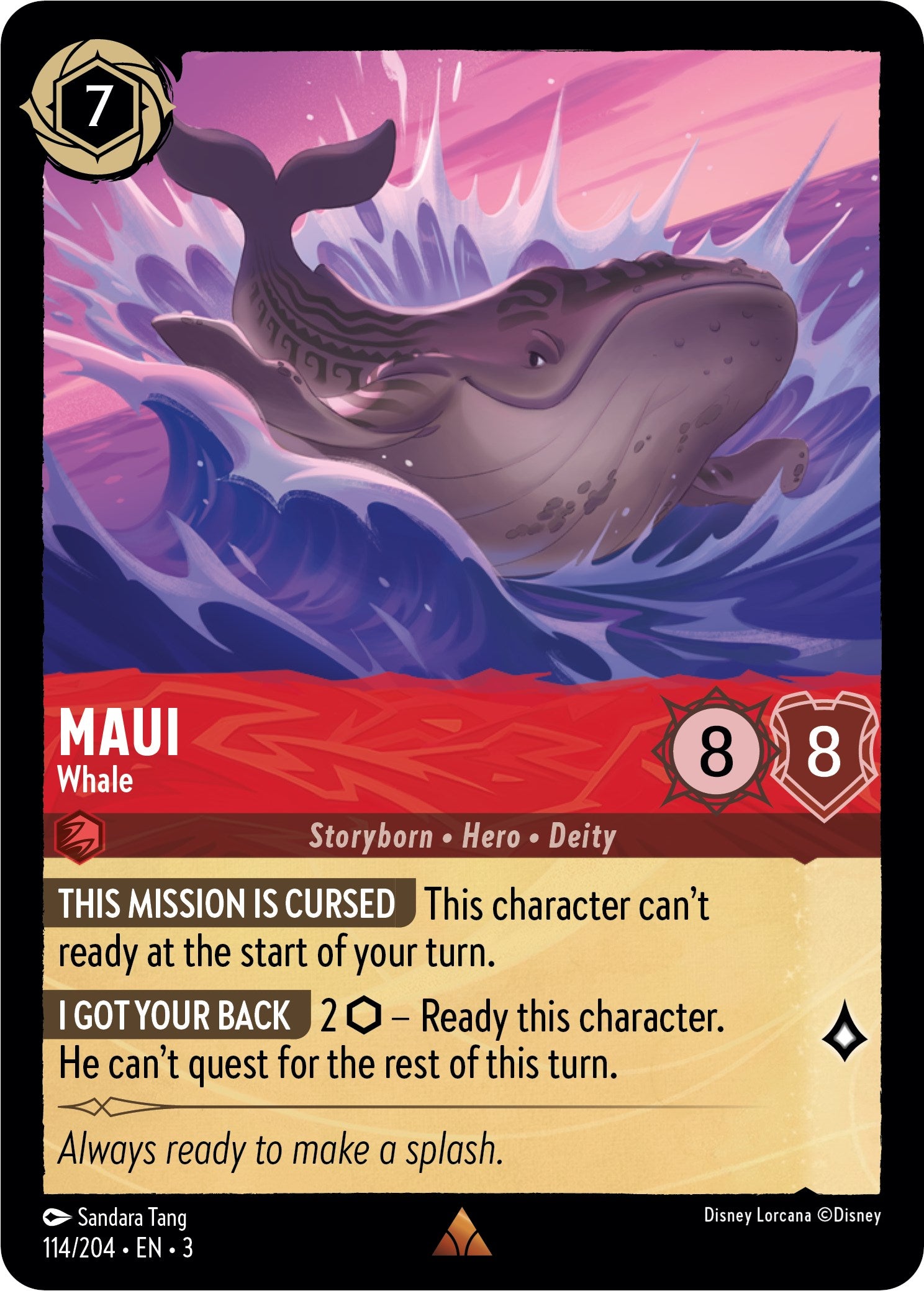 Maui - Whale (114//204) [Into the Inklands] | Boutique FDB TCG