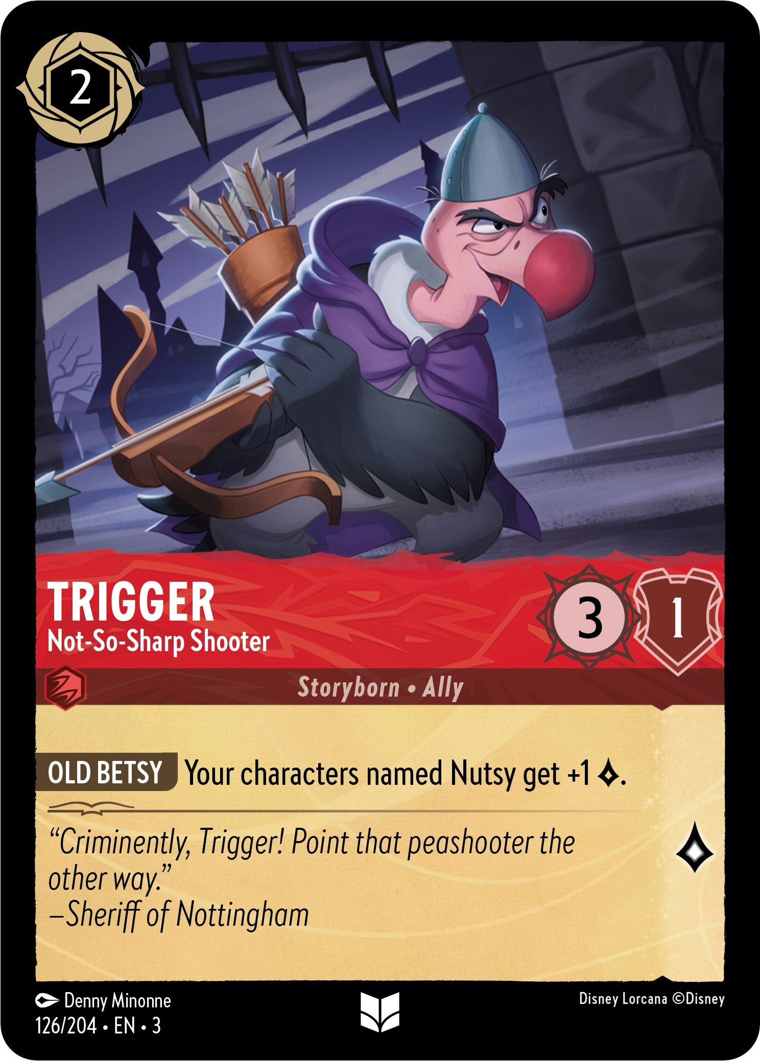 Trigger - Not-So-Sharp Shooter (126//204) [Into the Inklands] | Boutique FDB TCG