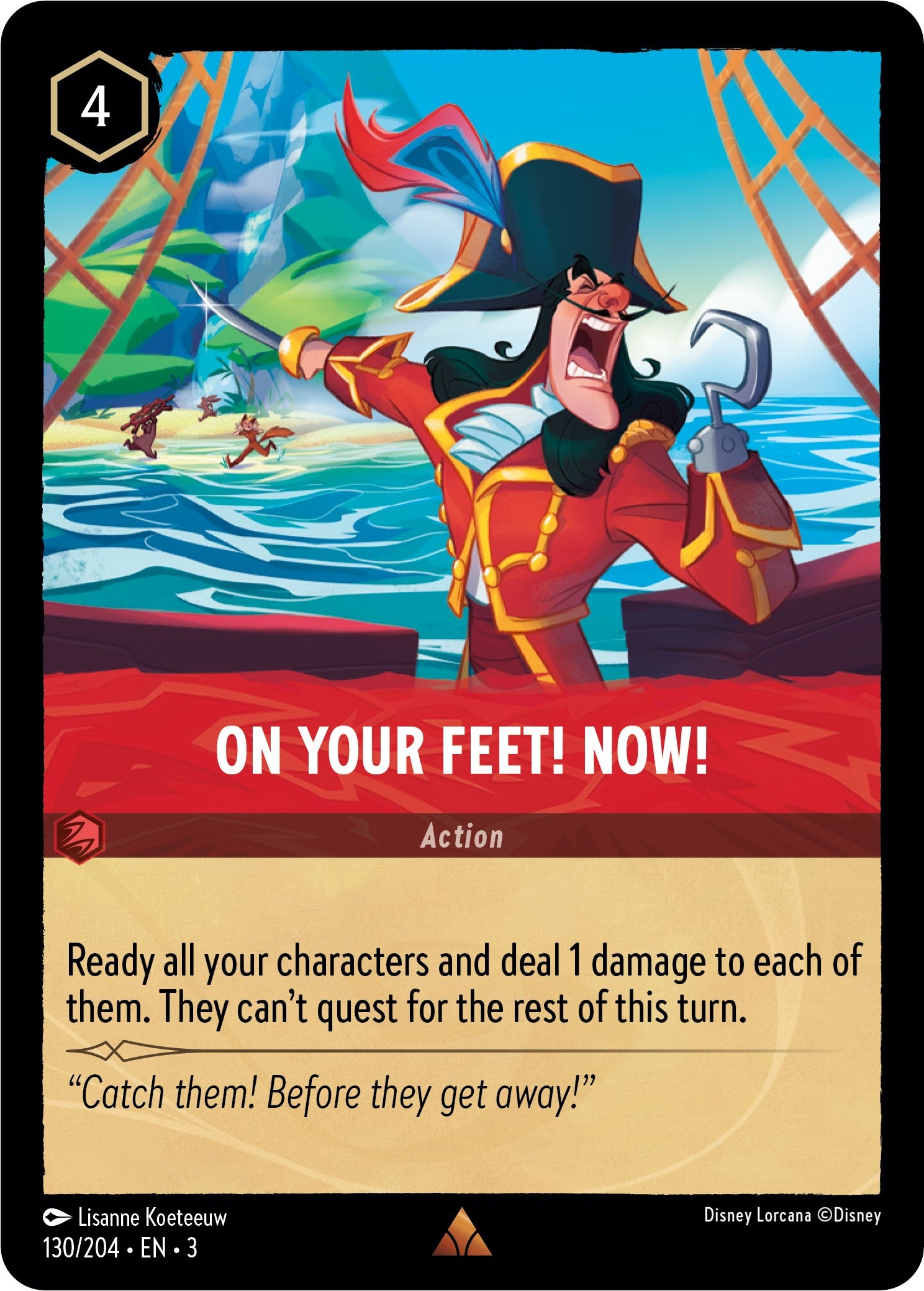 On Your Feet! Now! (130//204) [Into the Inklands] | Boutique FDB TCG