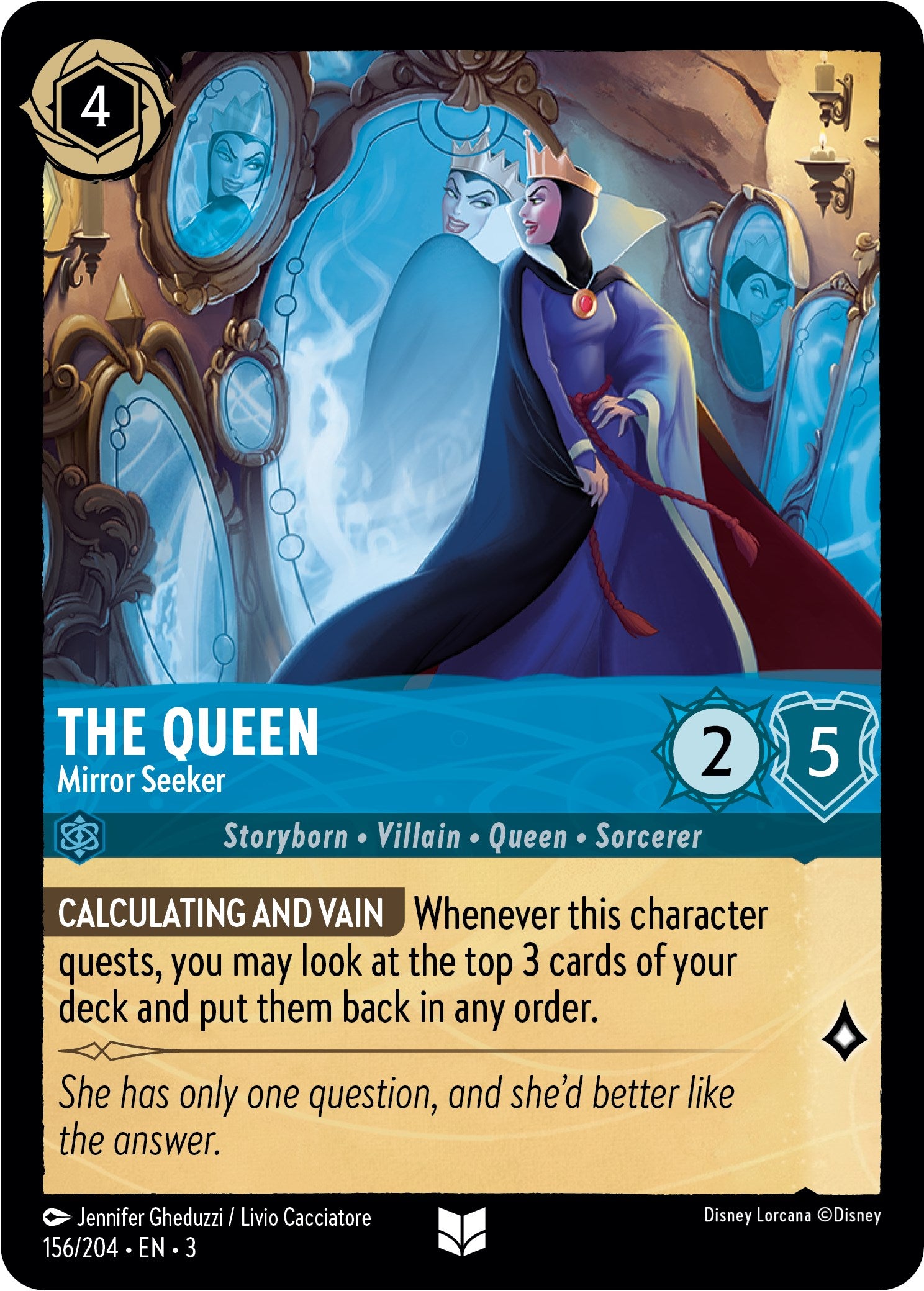 The Queen - Mirror Seeker (156/204) [Into the Inklands] | Boutique FDB TCG