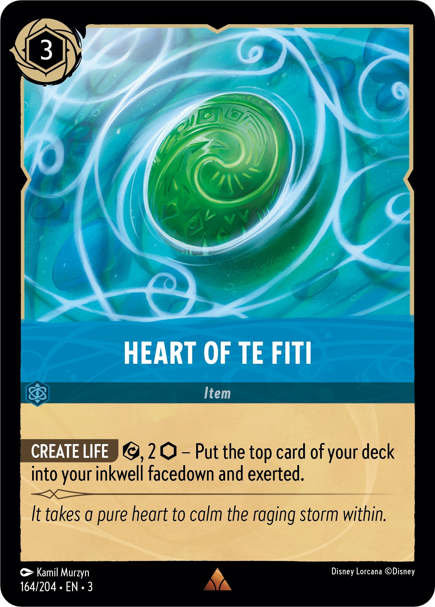 Heart of Te Fiti (164//204) [Into the Inklands] | Boutique FDB TCG