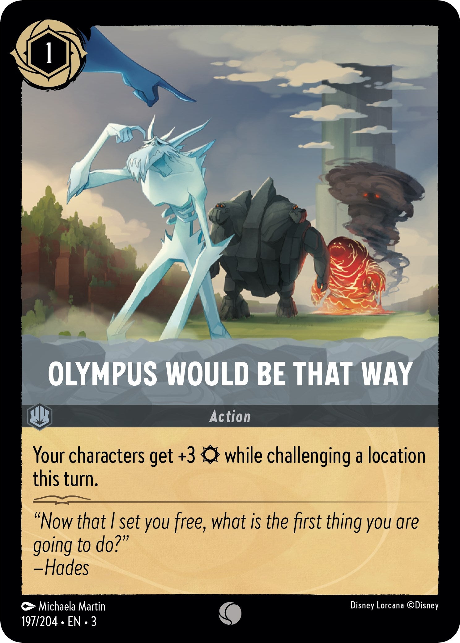 Olympus Would Be That Way (197/204) [Into the Inklands] | Boutique FDB TCG