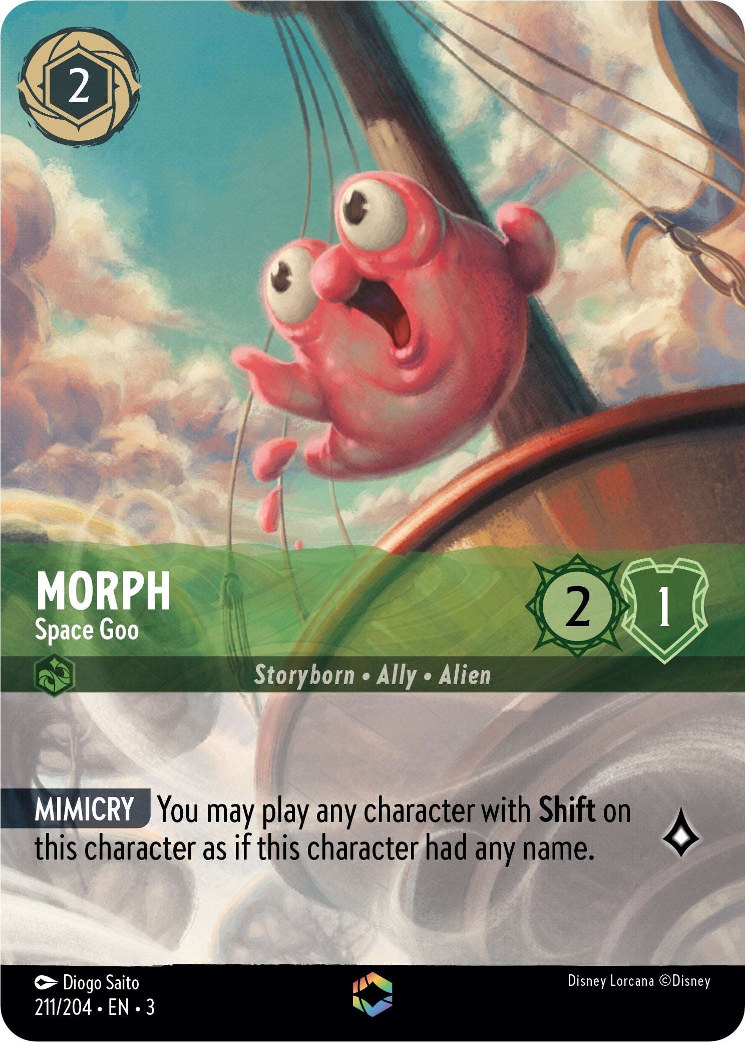 Morph - Space Goo (Alternate Art) (211/204) [Into the Inklands] | Boutique FDB TCG