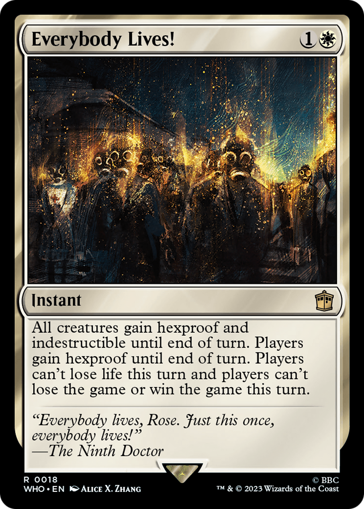 Everybody Lives! [Doctor Who] | Boutique FDB TCG