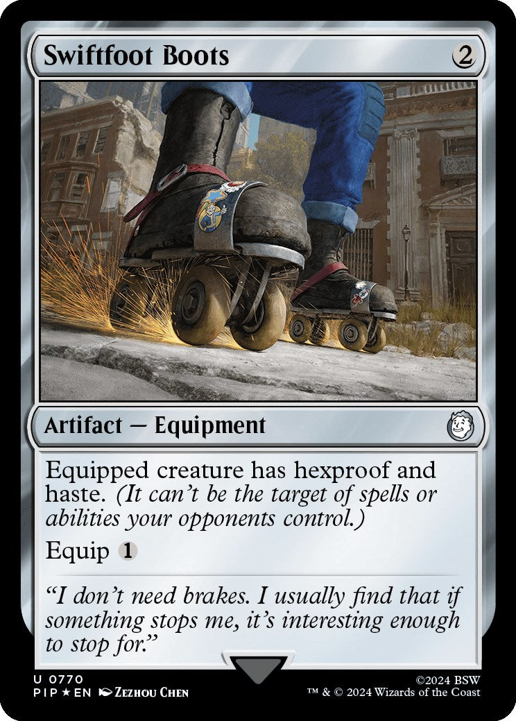 Swiftfoot Boots (Surge Foil) [Fallout] | Boutique FDB TCG