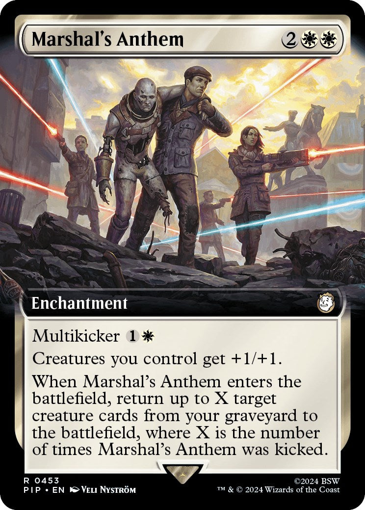 Marshal's Anthem (Extended Art) [Fallout] | Boutique FDB TCG