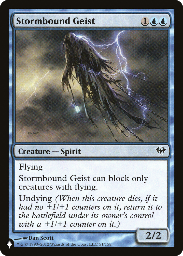 Stormbound Geist [The List Reprints] | Boutique FDB TCG