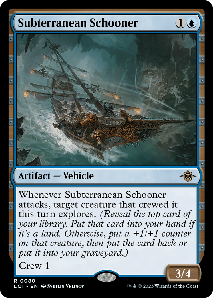 Subterranean Schooner [The Lost Caverns of Ixalan] | Boutique FDB TCG