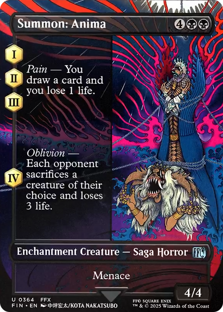 Summon: Anima (Borderless) [FINAL FANTASY] | Boutique FDB TCG