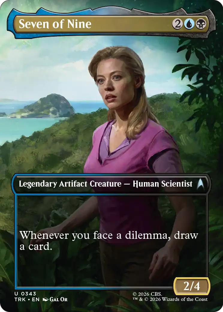 Seven of Nine (Borderless) [Star Trek] | Boutique FDB TCG