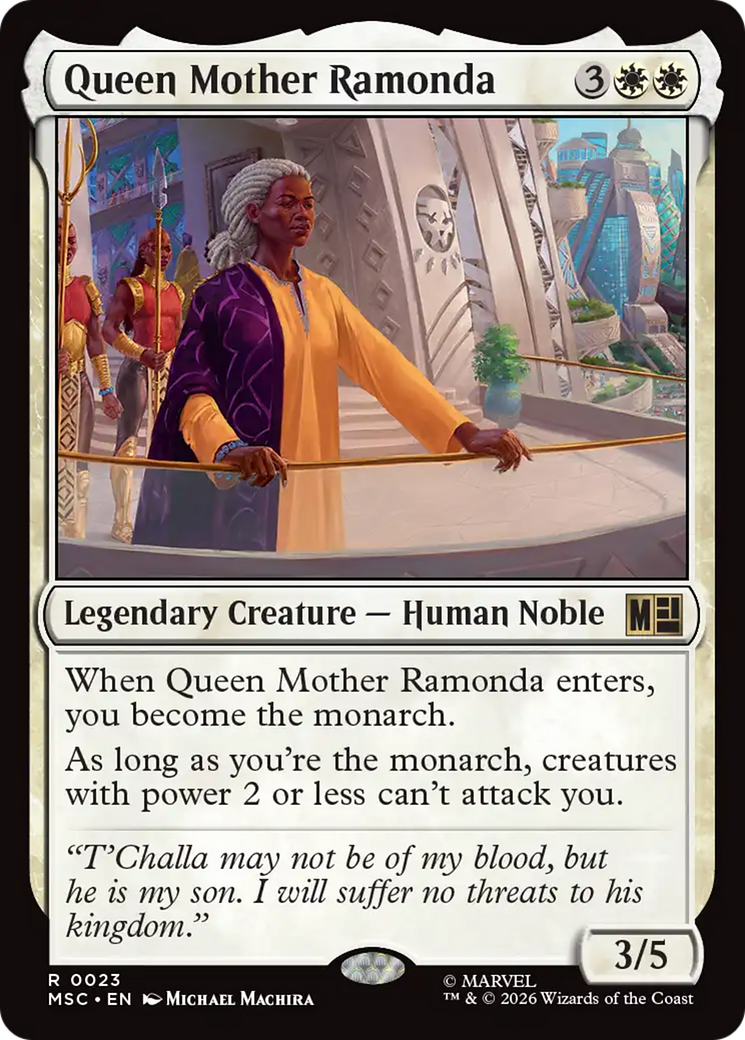 Queen Mother Ramonda (Surge Foil) [Marvel Super Heroes Commander] | Boutique FDB TCG