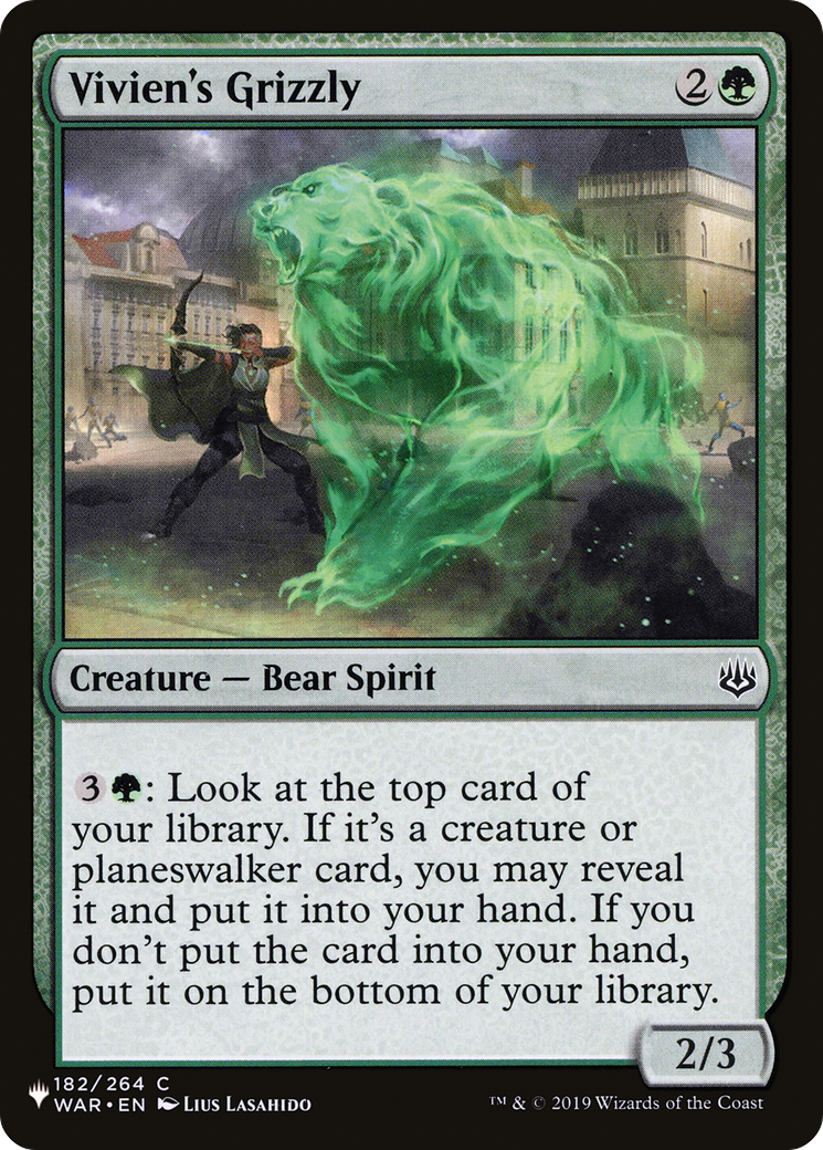 Vivien's Grizzly [The List Reprints] | Boutique FDB TCG