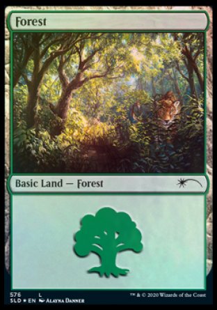 Forest (Cats) (576) [Secret Lair Drop Promos] | Boutique FDB TCG