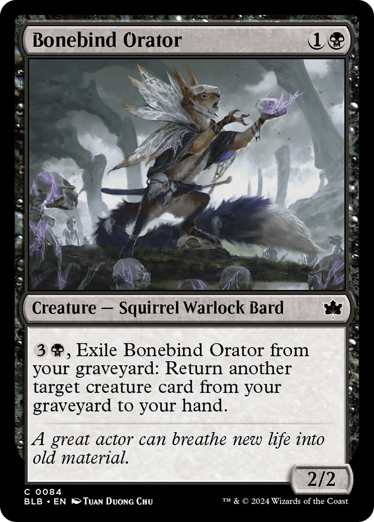 Bonebind Orator [Bloomburrow] | Boutique FDB TCG