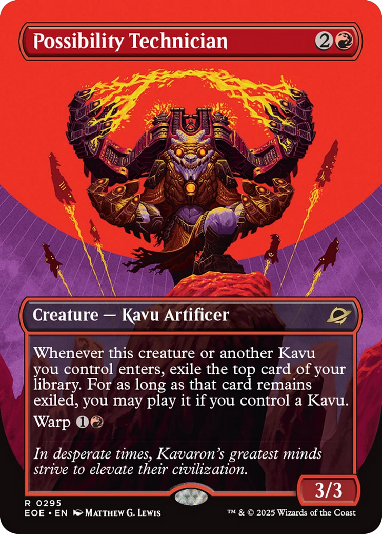 Possibility Technician (Borderless) [Edge of Eternities] | Boutique FDB TCG