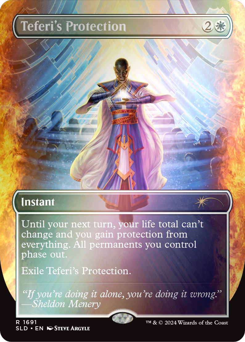 Teferi's Protection (1691) (Rainbow Foil) [Secret Lair Drop Series] | Boutique FDB TCG