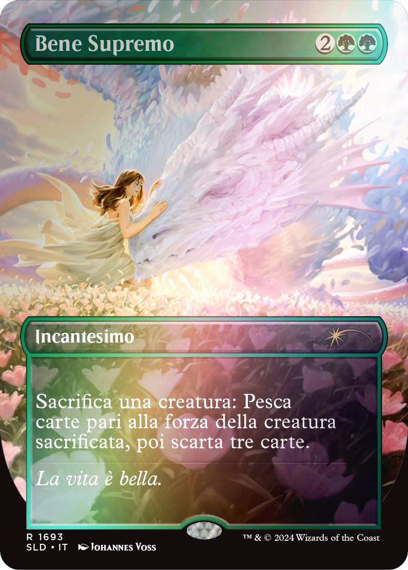 Greater Good (Italian) - "Bene Supremo" (Rainbow Foil) [Secret Lair Drop Series] | Boutique FDB TCG