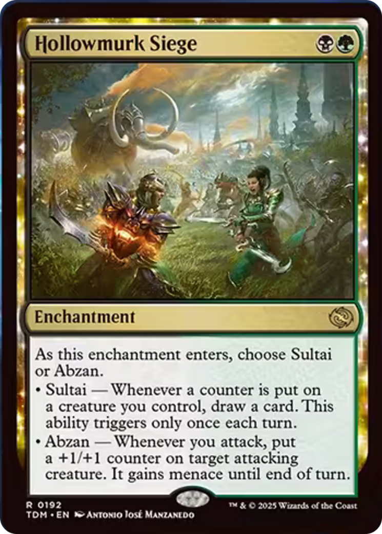 Hollowmurk Siege [Tarkir: Dragonstorm] | Boutique FDB TCG