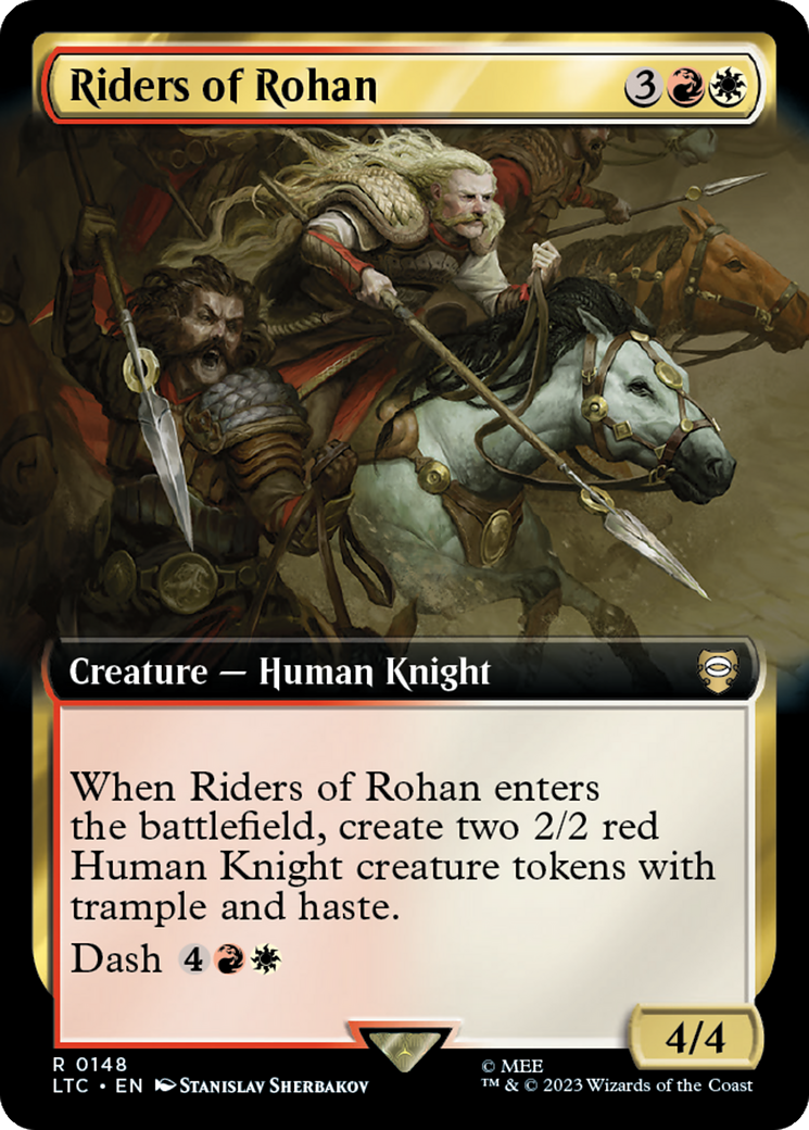 Riders of Rohan (Extended Art) [The Lord of the Rings: Tales of Middle-Earth Commander] | Boutique FDB TCG