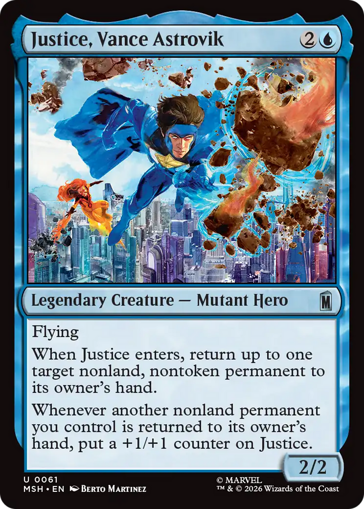 Justice, Vance Astrovik [Marvel Super Heroes] | Boutique FDB TCG
