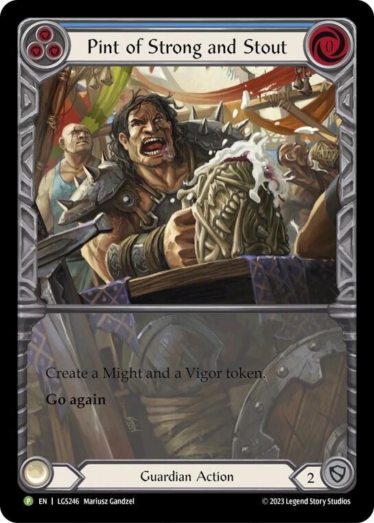 Pint of Strong and Stout [LGS246] (Promo)  Rainbow Foil | Boutique FDB TCG