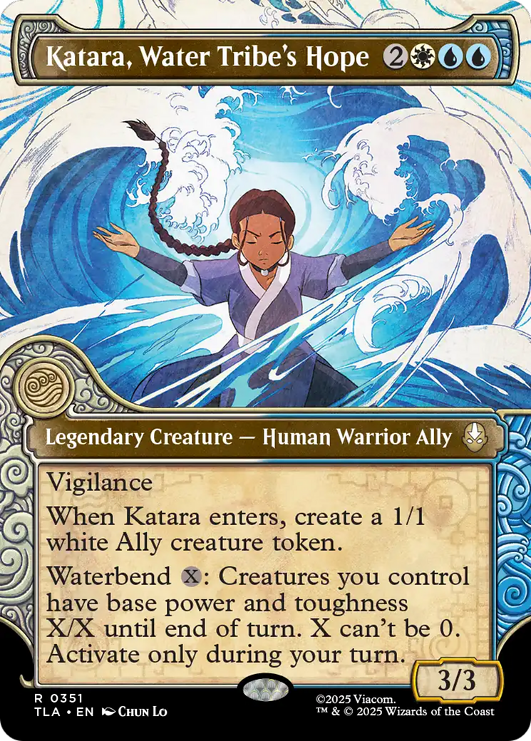 Katara, Water Tribe's Hope (Showcase) [Avatar: The Last Airbender] | Boutique FDB TCG