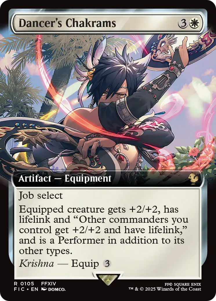 Dancer's Chakrams (Extended Art) [FINAL FANTASY Commander] | Boutique FDB TCG