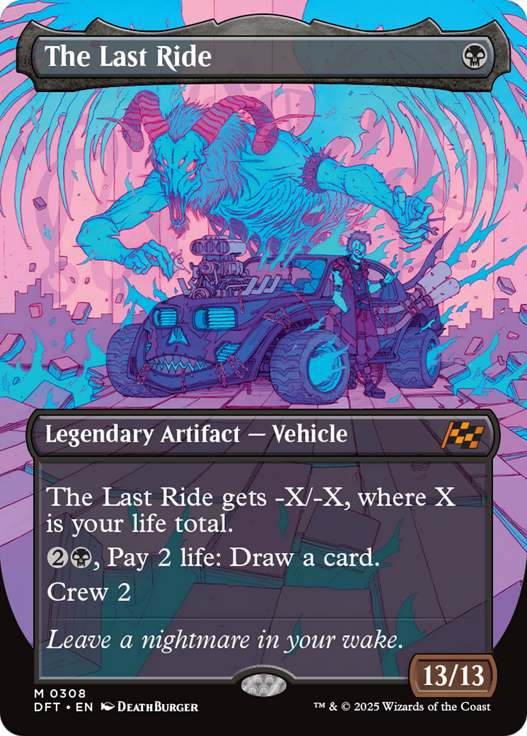 The Last Ride (Borderless) [Aetherdrift] | Boutique FDB TCG