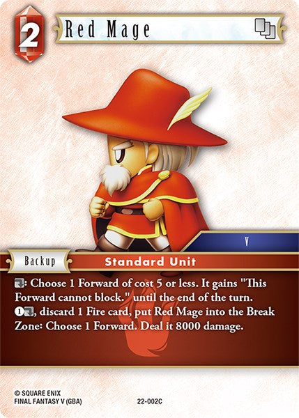 Red Mage [Hidden Hope] | Boutique FDB TCG