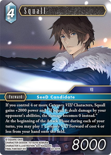 Squall [Hidden Hope] | Boutique FDB TCG