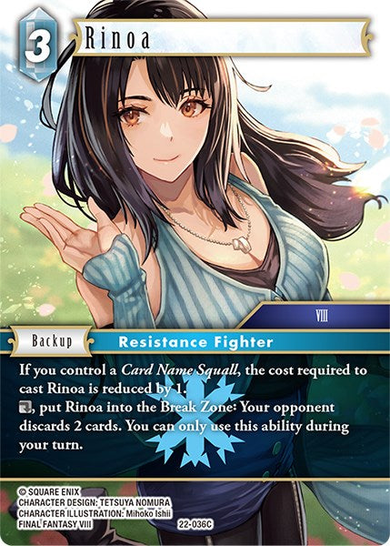 Rinoa [Hidden Hope] | Boutique FDB TCG