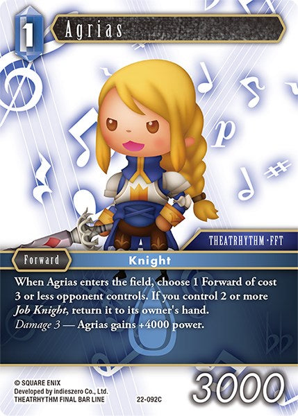 Agrias [Hidden Hope] | Boutique FDB TCG