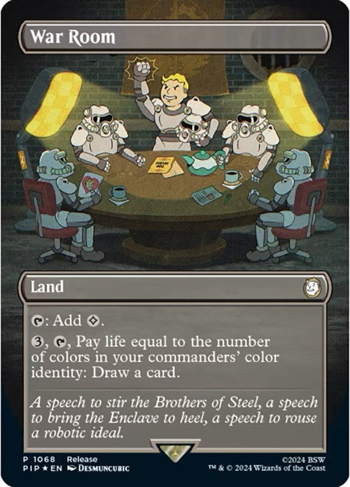 War Room (Borderless) [Fallout Promos] | Boutique FDB TCG