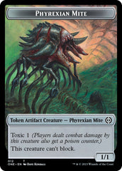 Phyrexian Mite (012) // Phyrexian Beast Double-Sided Token [Phyrexia: All Will Be One Tokens] | Boutique FDB TCG