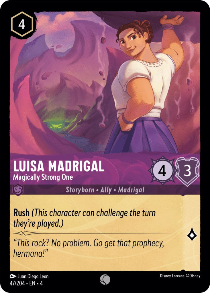 Luisa Madrigal - Magically Strong One (47/204) [Ursula's Return] | Boutique FDB TCG