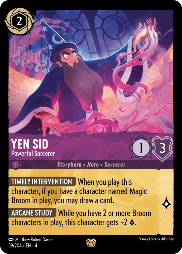 Yen Sid - Powerful Sorcerer (59/204) (59/204) [Ursula's Return] | Boutique FDB TCG