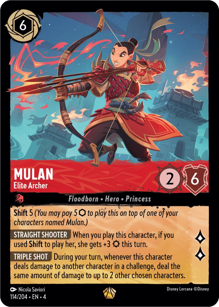 Mulan - Elite Archer (114/204) [Ursula's Return] | Boutique FDB TCG