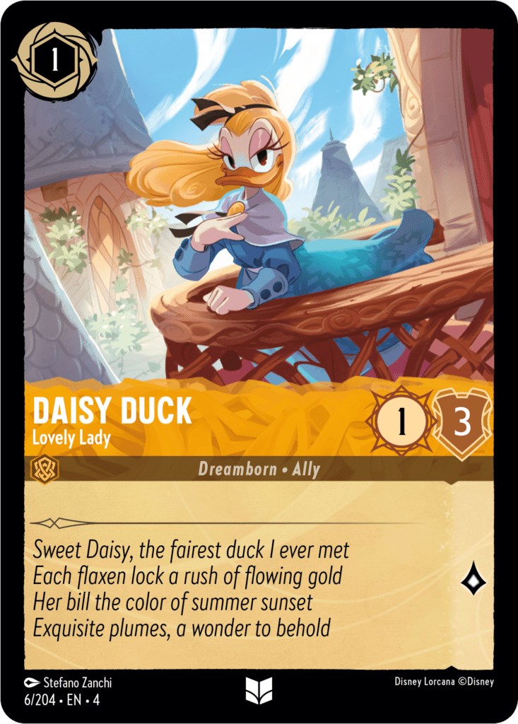 Daisy Duck - Lovely Lady (6/204) [Ursula's Return] | Boutique FDB TCG