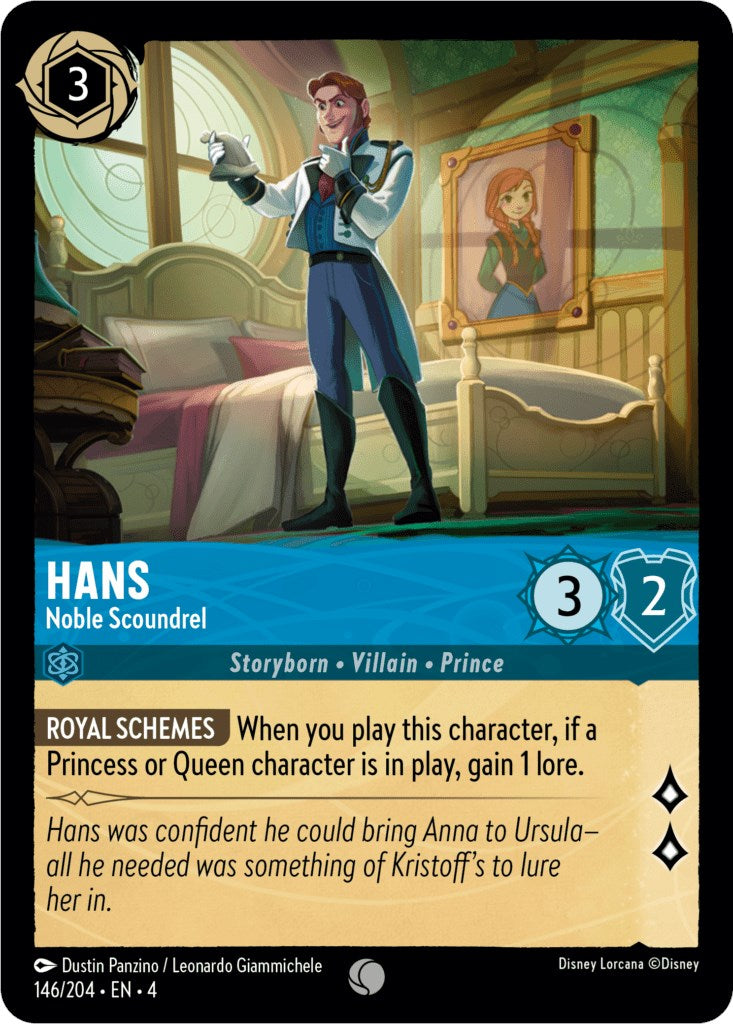 Hans - Noble Scoundrel (146/204) [Ursula's Return] | Boutique FDB TCG