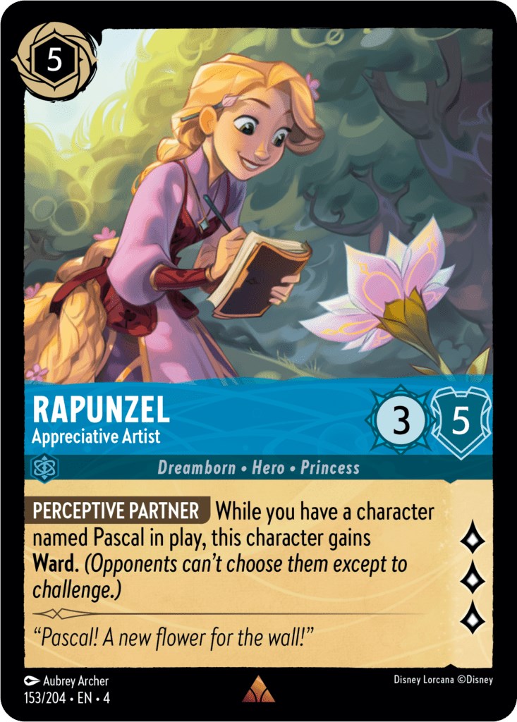 Rapunzel - Appreciative Artist (153/204) [Ursula's Return] | Boutique FDB TCG