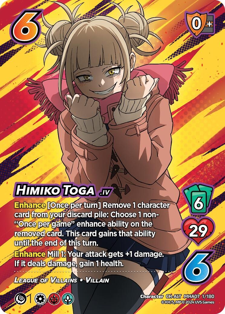Himiko Toga (Alternate Art) [Girl Power] | Boutique FDB TCG