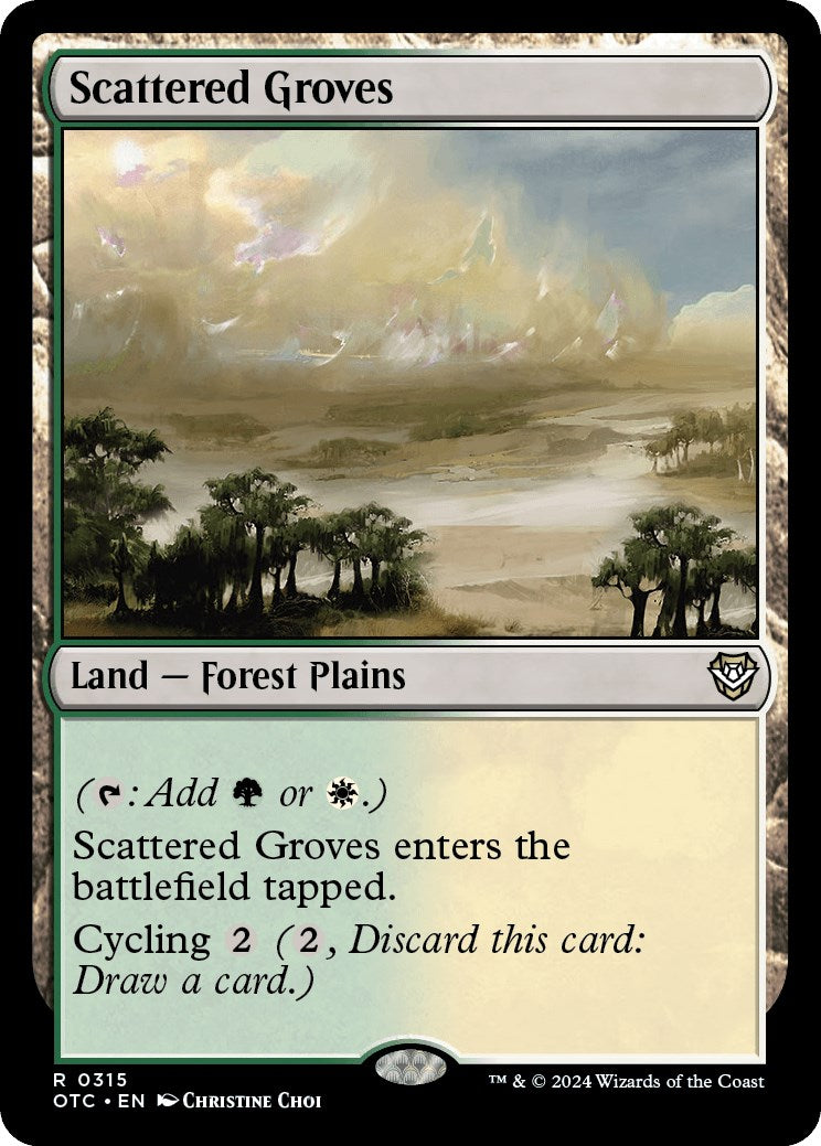 Scattered Groves [Outlaws of Thunder Junction Commander] | Boutique FDB TCG