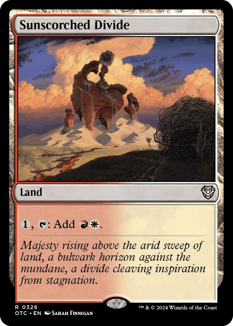 Sunscorched Divide [Outlaws of Thunder Junction Commander] | Boutique FDB TCG